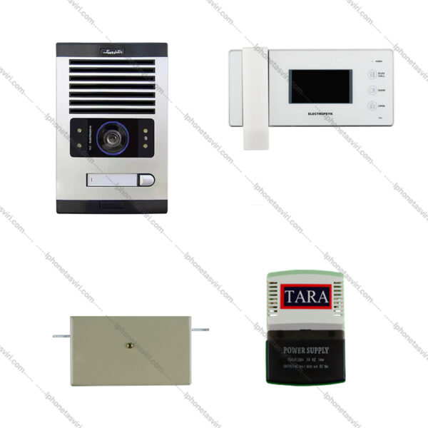 آیفون تصویری الکتروپیک مدل 1096 سفید