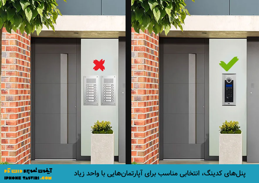 نصب پنل کدینگ باعث ارتباط ساده با همه واحد‌های برج‌ها و آپارتمان‌ها می‌شود.