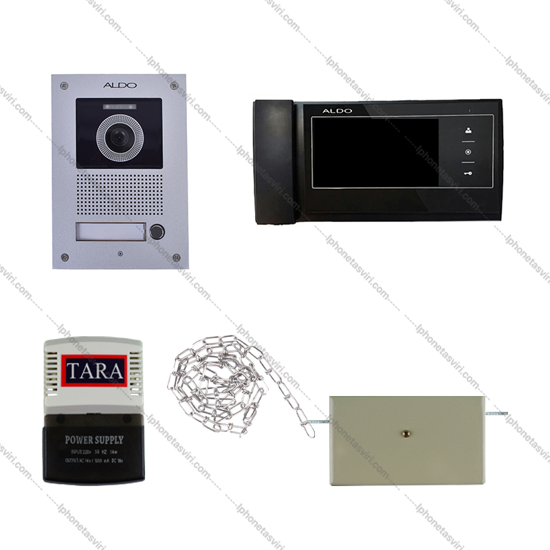 پک کامل آیفون تصویری 7 اینچ آلدو لمسی