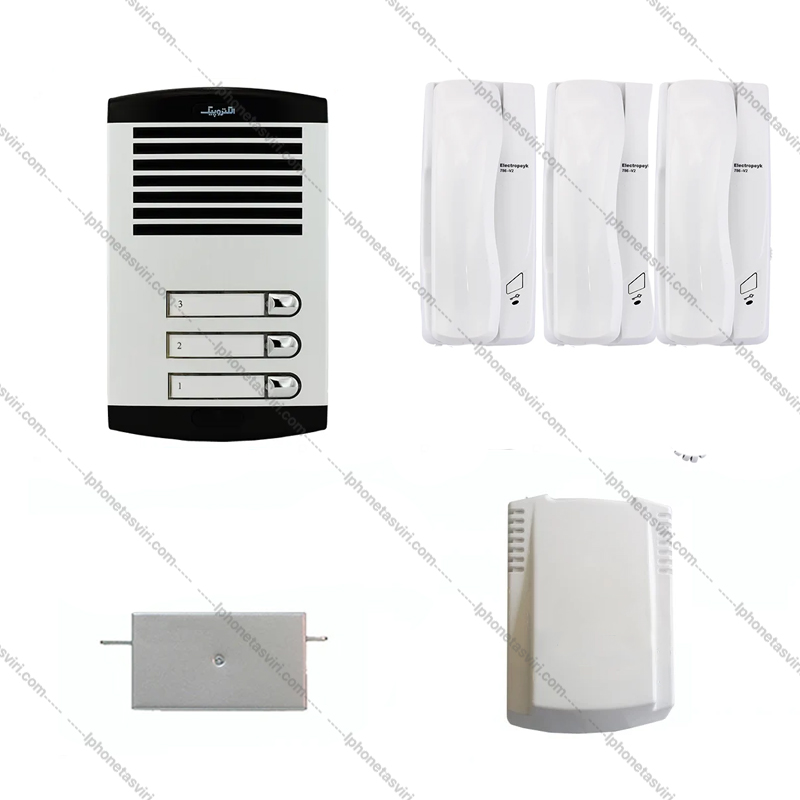 پک سه واحدی آیفون تصویری الکتروپیک